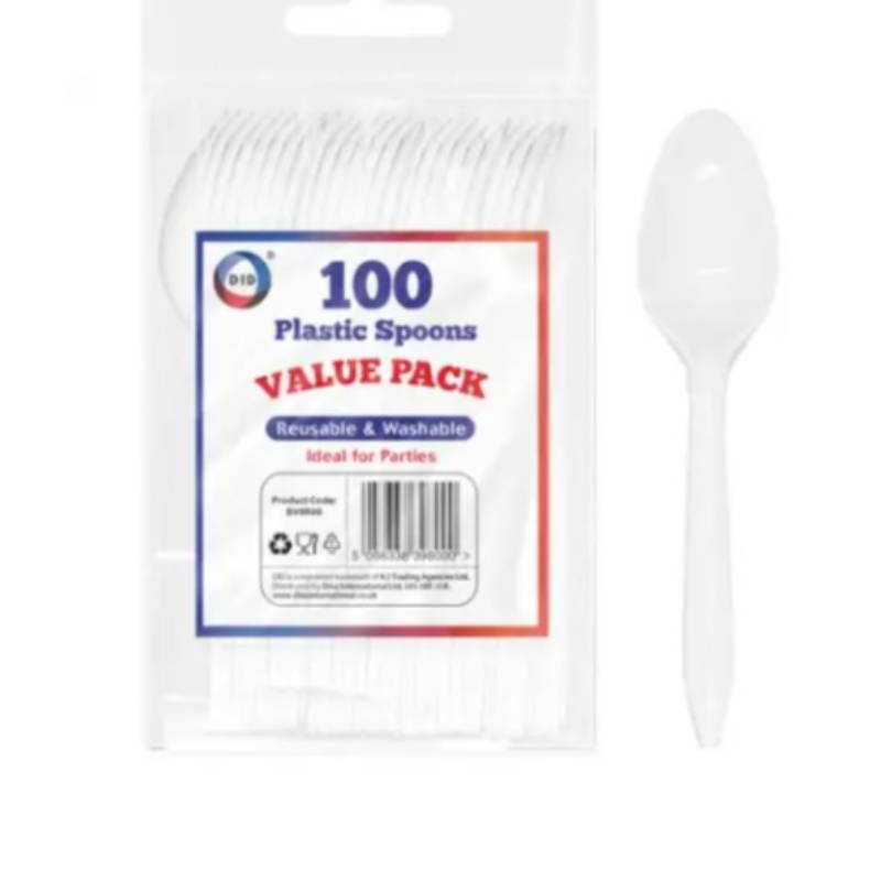 Dina Value Plastic SPOONS 100S Main Image